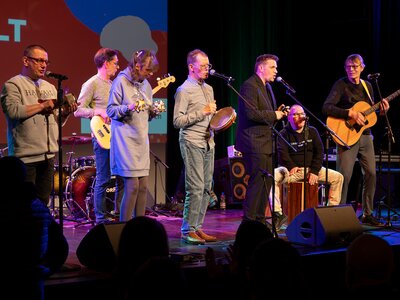 Die Band "Echtes Leben" der Lebenshilfe | © AWO Bremerhaven/Simone Hryzyk Die Band "Echtes Leben" der Lebenshilfe | © AWO Bremerhaven/Simone Hryzyk